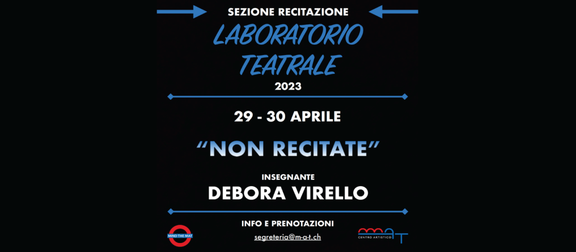 NON RECITATE! NON RECITATE!