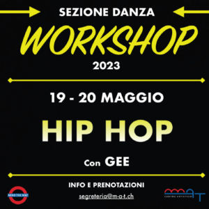 WORKSHOP DI HIP HOP CON GEE!