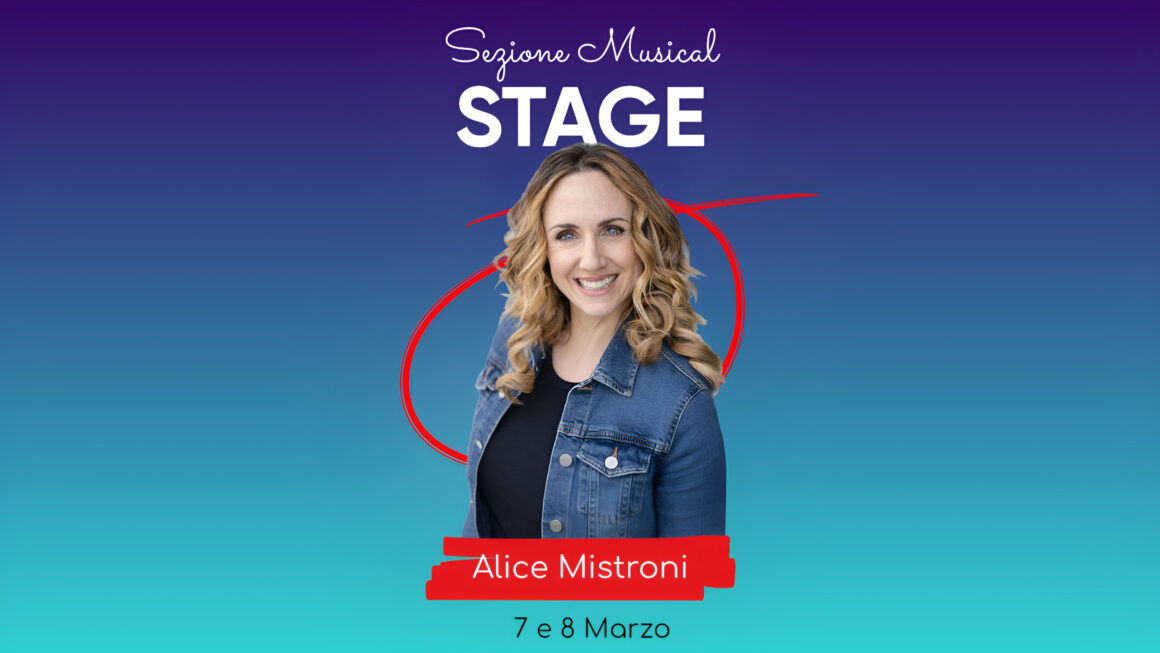 Stage di Musical Theatre Performance con Alice Mistroni